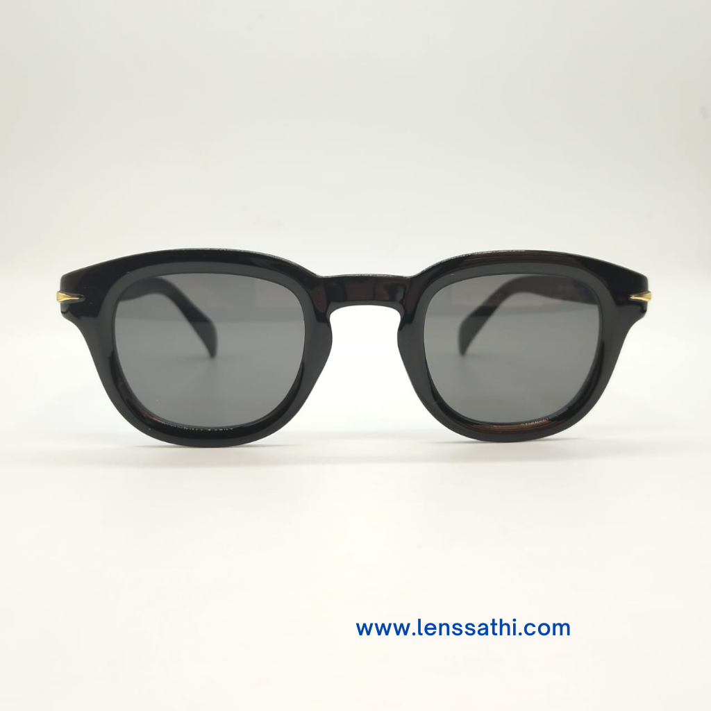 Black Color Round Sunglass