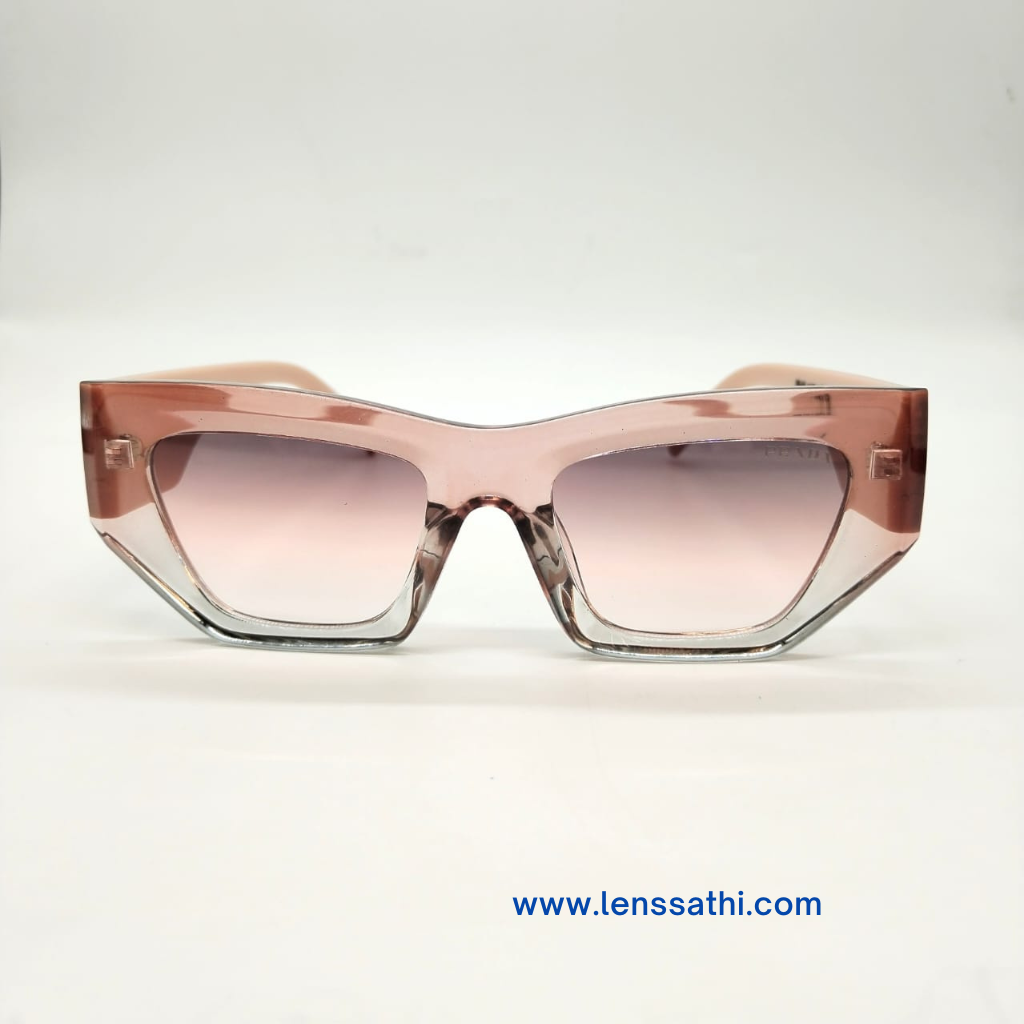 Prada Ladies Pink Color Sunglasses