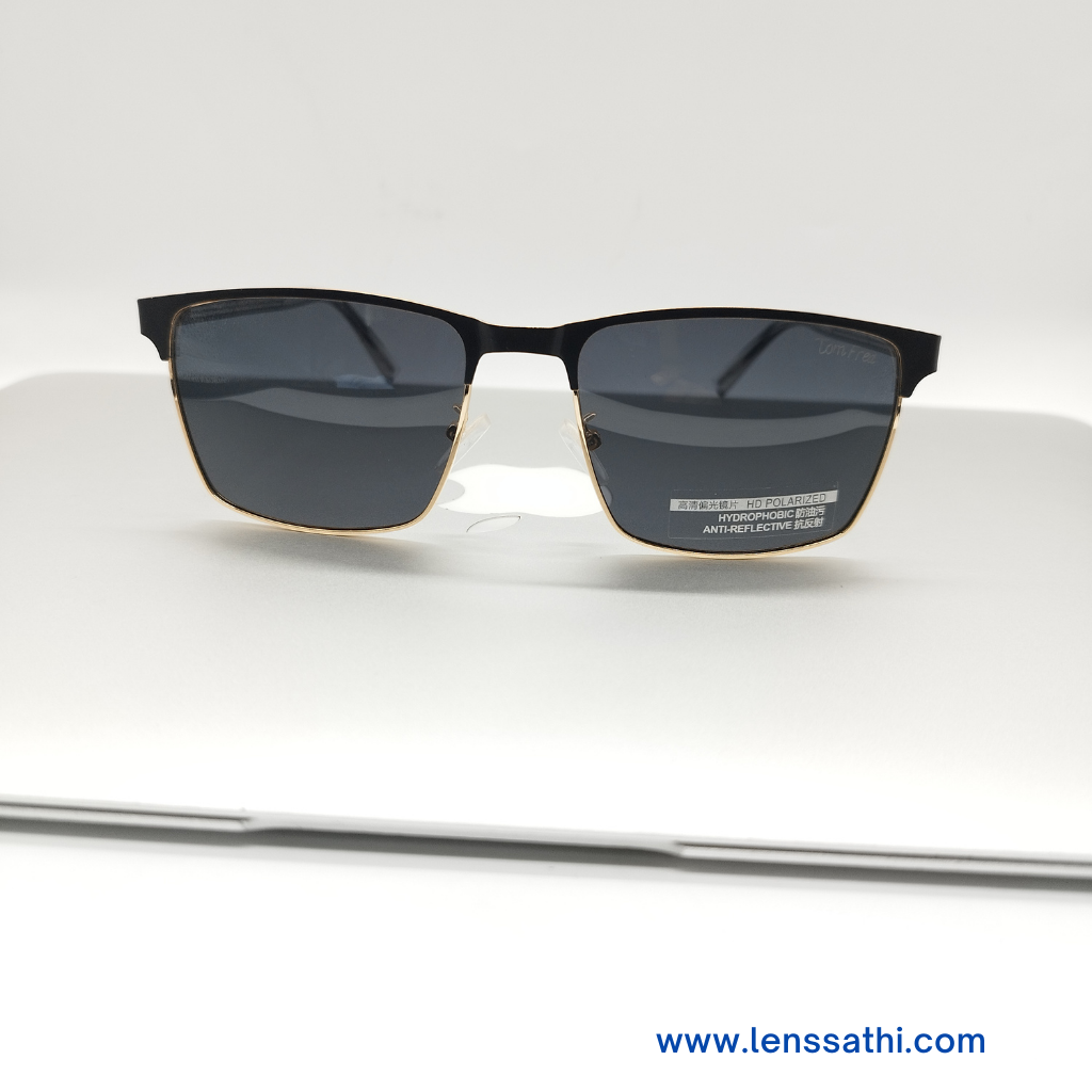 Tom Fred Polarized Metal Sunglass